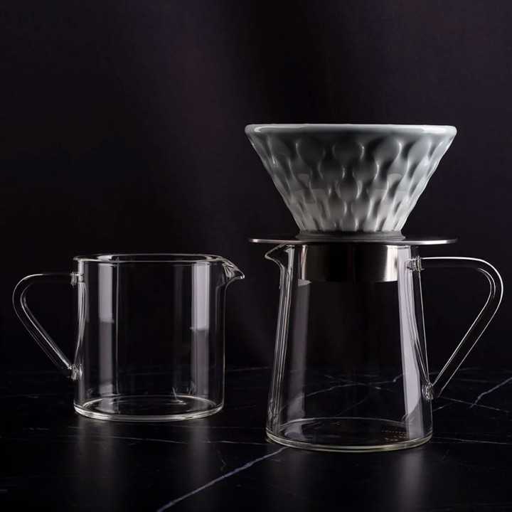 Loveramics Brewers Mellow Dripper Celadon Blå 2 Kopp Inkl. Stativ Metallisk