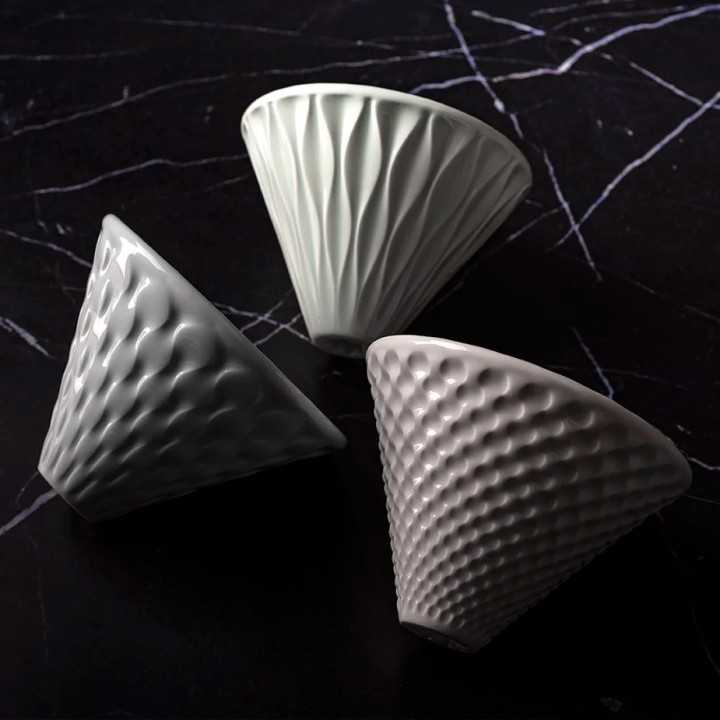 Loveramics Brewers Smooth Dripper Celadon Grön 2 Kopp Inkl. Stativ Metallisk