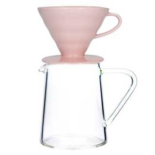 Loveramics Brewers Glaskanna Inkl. Hario V60-02 Keramik Dripper 2 Kopp