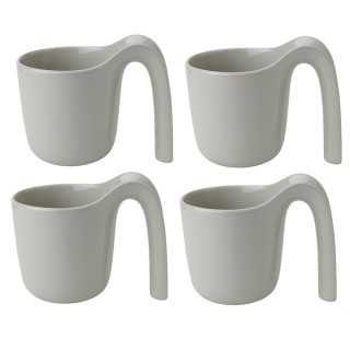 RIG-TIG OLE Mugg 25 cl 4 St Grå