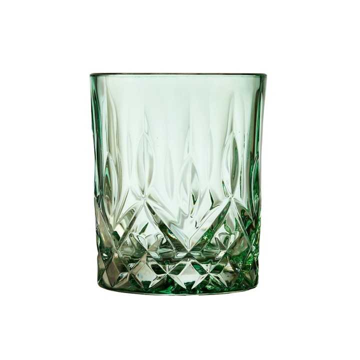 Lyngby Sorrento Whiskyglas 32 cl 4 St Grön