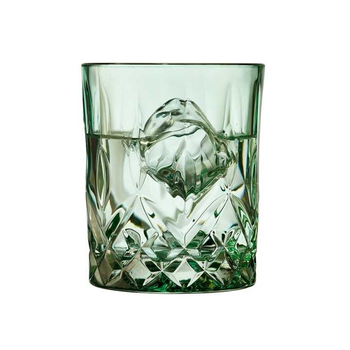 Lyngby Sorrento Whiskyglas 32 cl 4 St Grön