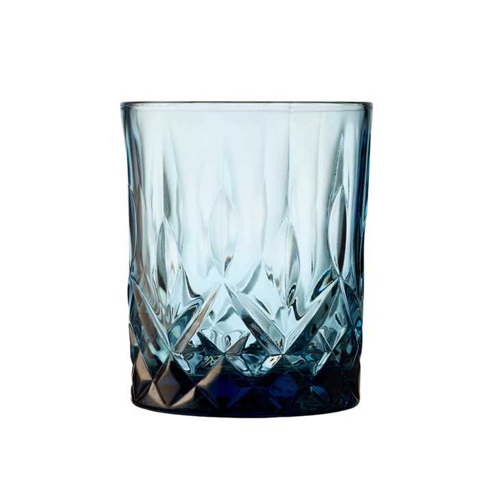 Lyngby Sorrento Whiskyglas 32 cl 4 St Blå