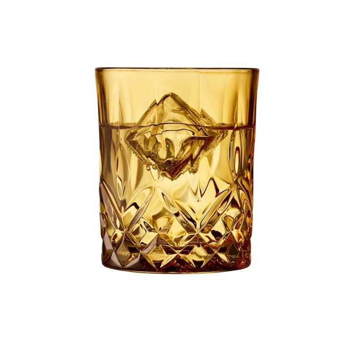Lyngby Sorrento Whiskyglas 32 cl 4 St Amber