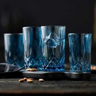 Lyngby Sorrento Highballglas 38 cl 4 St Blå