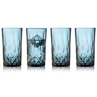 Lyngby Sorrento Highballglas 38 cl 4 St Blå