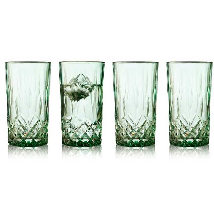 Lyngby Sorrento Highballglas 38 cl 4 St Grön
