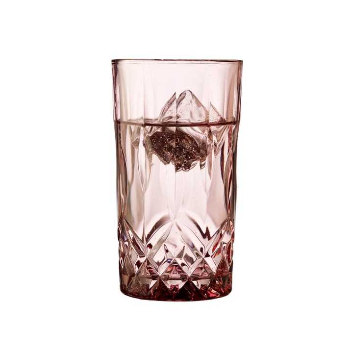 Lyngby Sorrento Highballglas 38 cl 4 St Pink