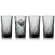 Lyngby Sorrento Highballglas 38 cl 4 Stk Smoke