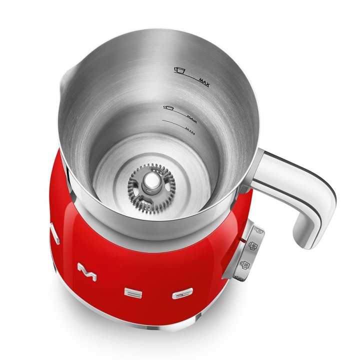 Smeg MFF01RDEU Mjölkskummare Röd