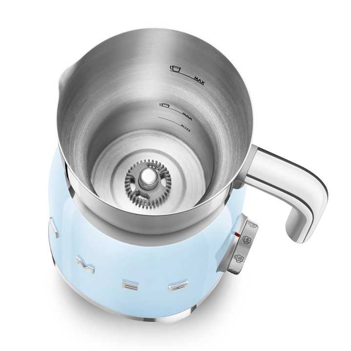 Smeg MFF01PBEU Mjölkskummare Pastelblå
