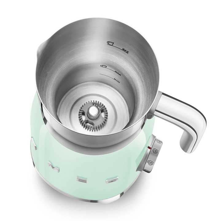 Smeg MFF01PGEU Mjölkskummare Pastelgrön