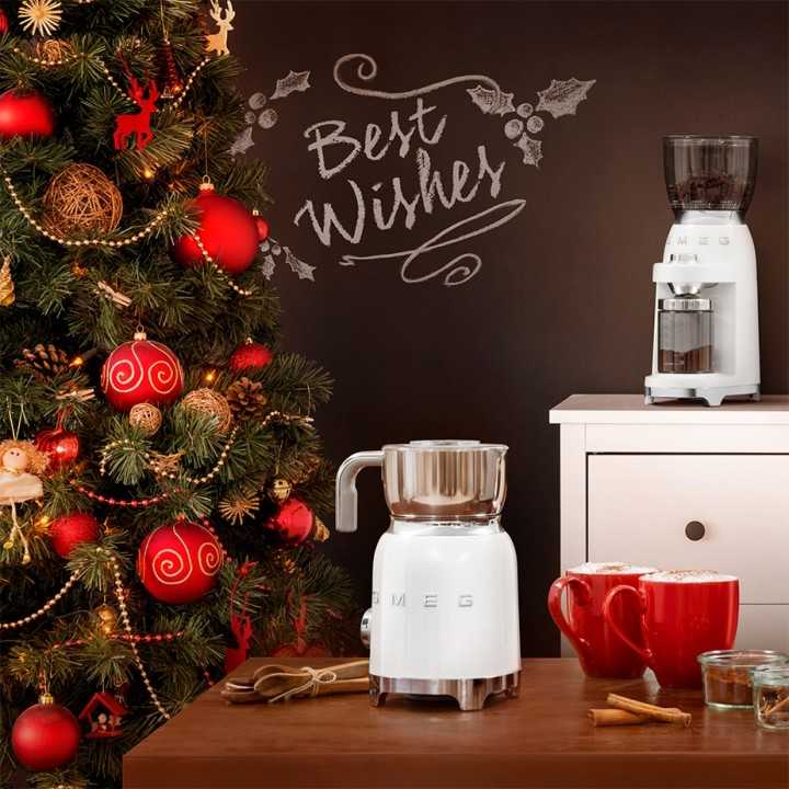 Smeg MFF01WHEU Mjölkskummare Vit