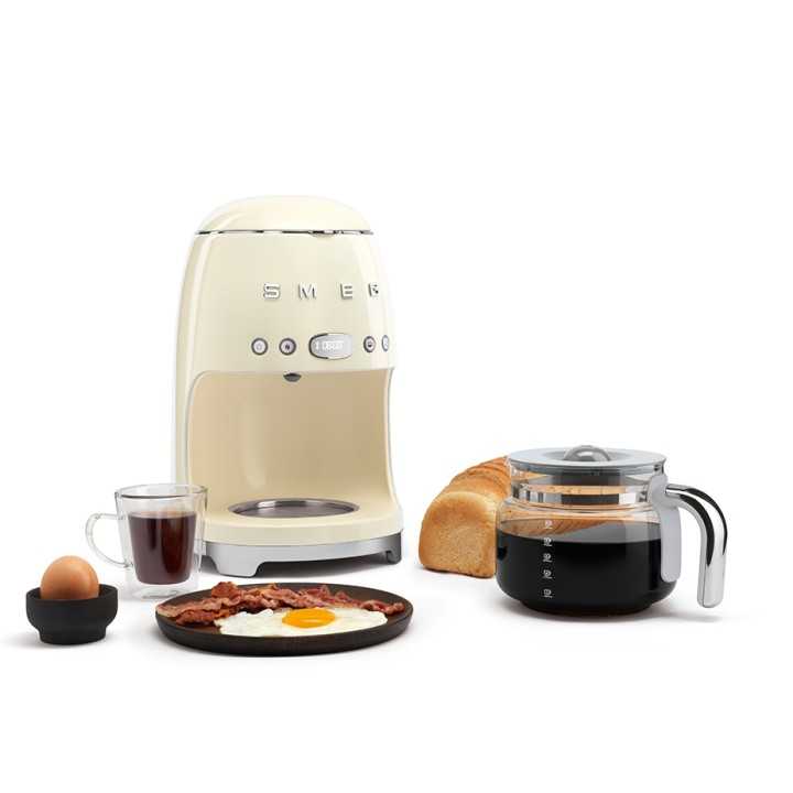 Smeg DCF02CREU Drip Kaffemaskin Creme