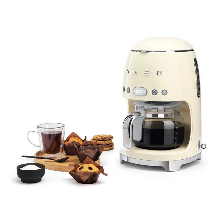 Smeg DCF02CREU Drip Kaffemaskin Creme