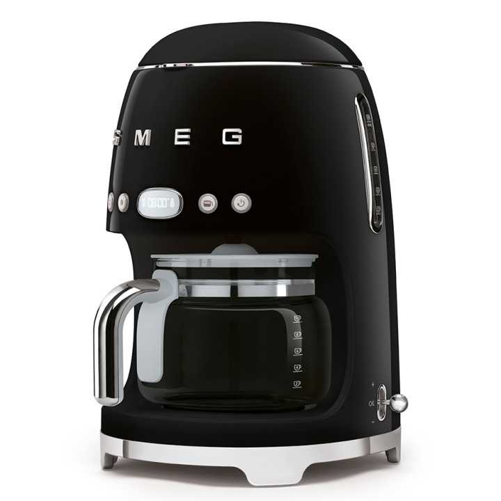 Smeg DCF02BLEU Drip Kaffemaskin Svart