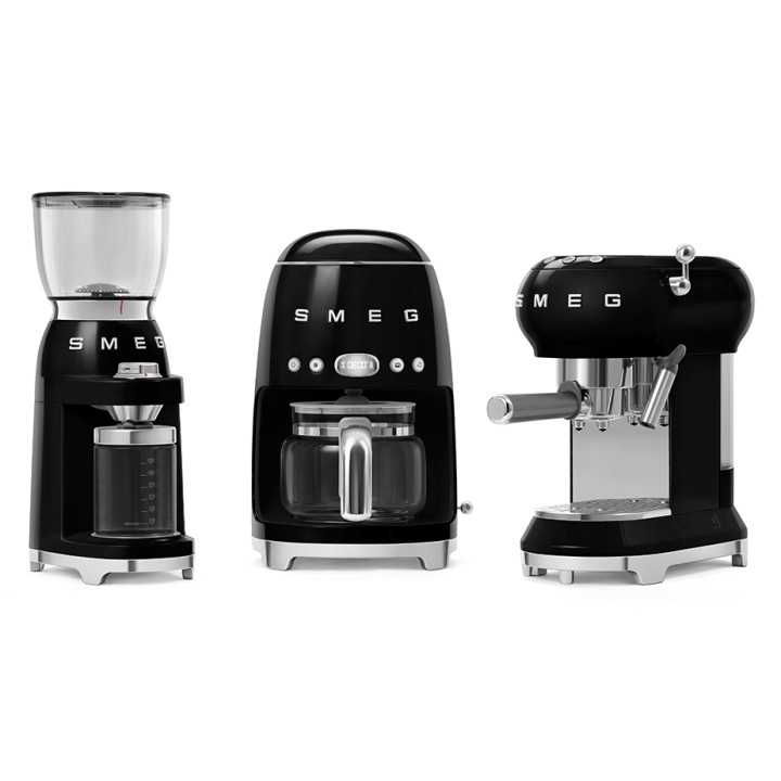 Smeg DCF02BLEU Drip Kaffemaskin Svart