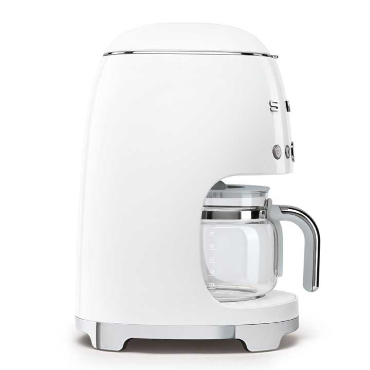 Smeg DCF02WHEU Drip Kaffemaskin Vit