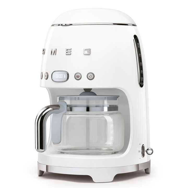 Smeg DCF02WHEU Drip Kaffemaskin Vit