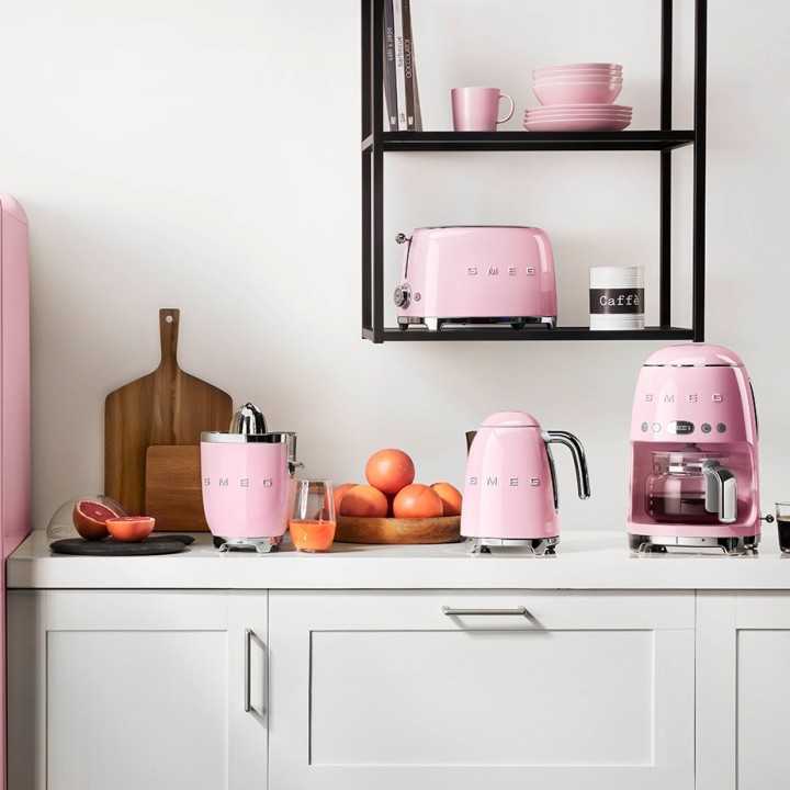 Smeg DCF02PKEU Drip Kaffemaskin Rosa