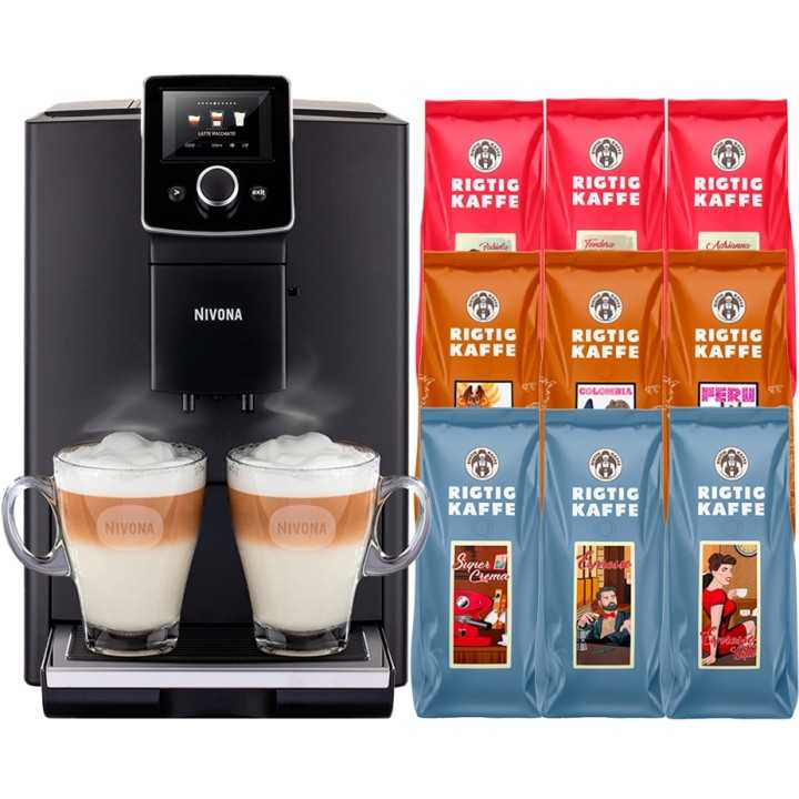 Nivona NICR 820 Espressomaskin Inkl. 4,2kg Rigtig Kaffe