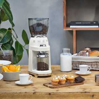 Smeg CGF01CREU Kaffekvarn Creme
