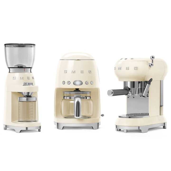 Smeg CGF01CREU Kaffekvarn Creme
