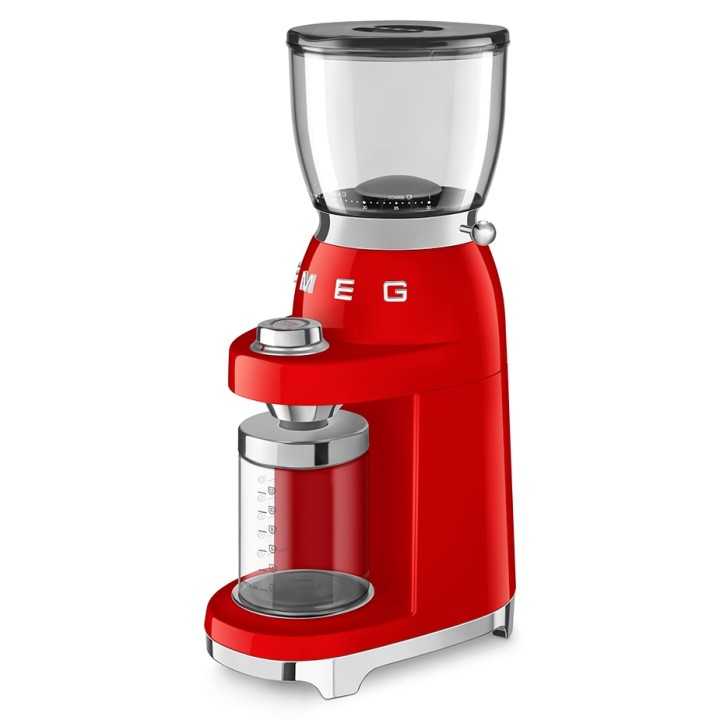 Smeg CGF01RDEU Kaffekvarn Röd