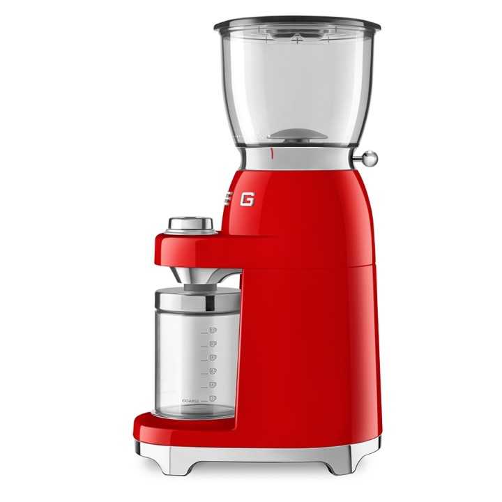 Smeg CGF01RDEU Kaffekvarn Röd