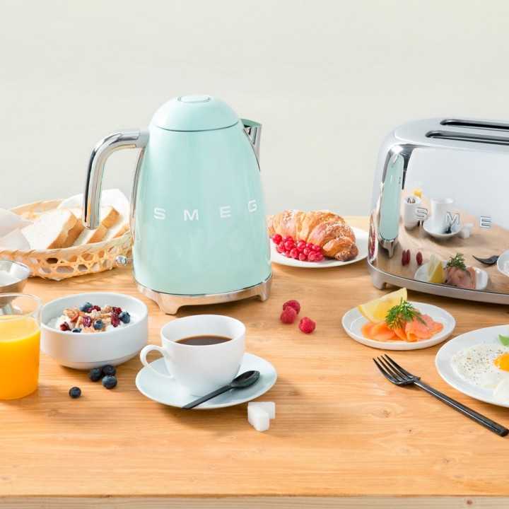 Smeg KLF03PGEU Vattenkokare 1,7L Pastelgrön