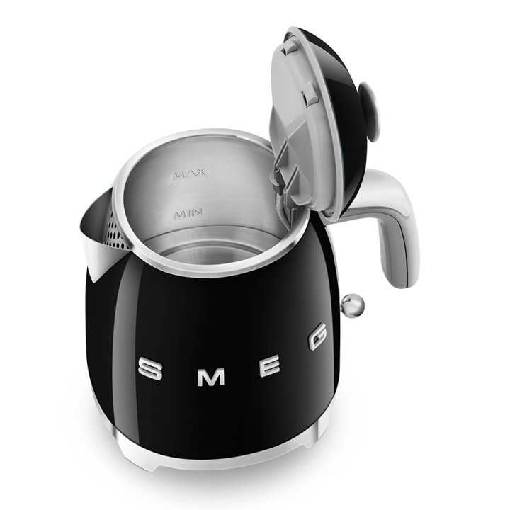 Smeg KLF05BLEU Mini Vattenkokare 0,8L Svart
