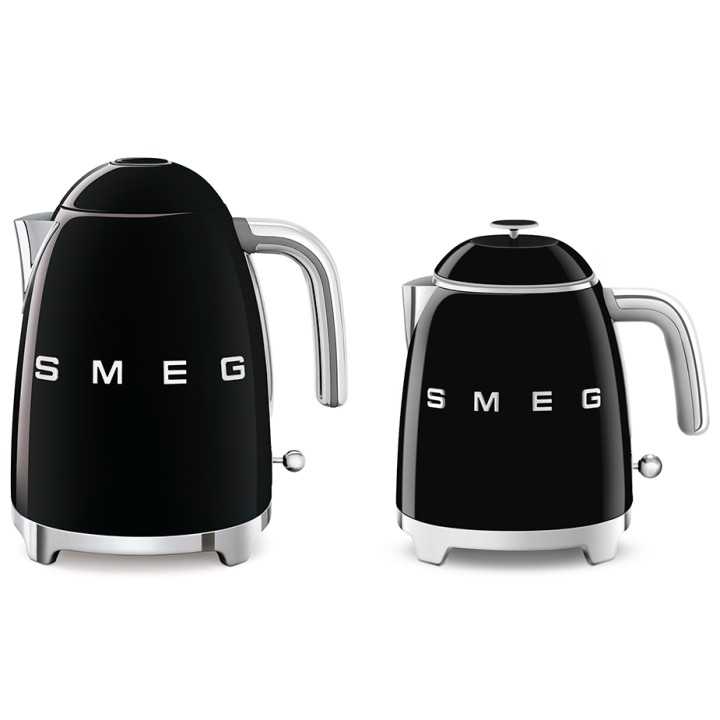 Smeg KLF05BLEU Mini Vattenkokare 0,8L Svart