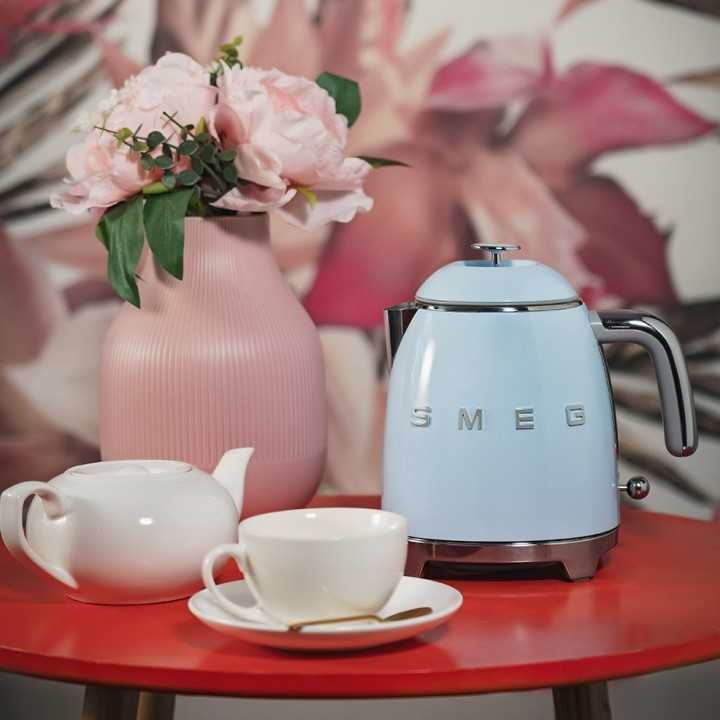 Smeg KLF05PBEU Mini Vattenkokare 0,8L Pastelblå