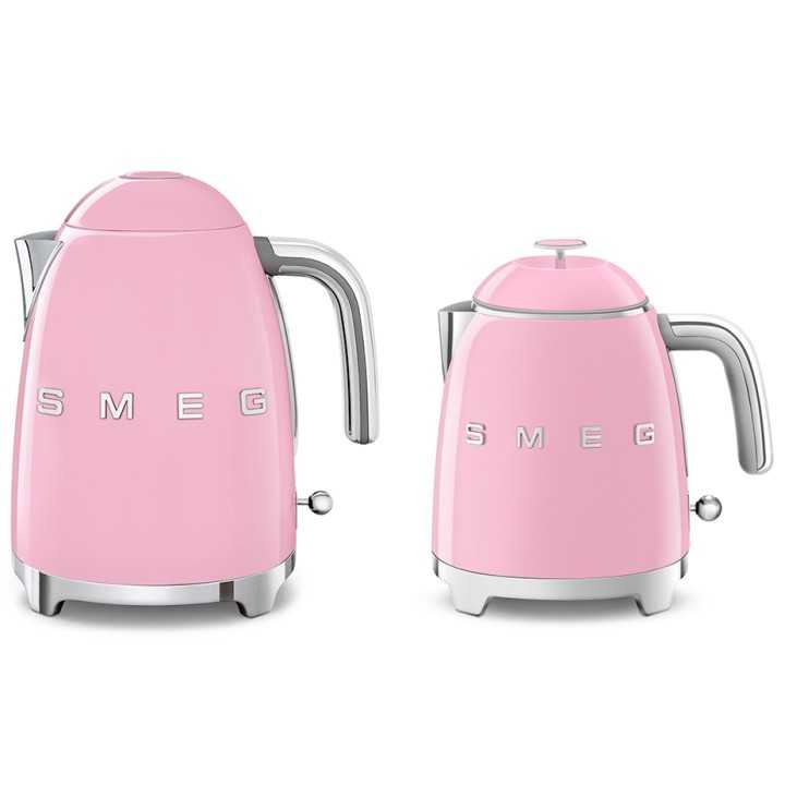 Smeg KLF05PKEU Mini Vattenkokare 0,8L Rosa