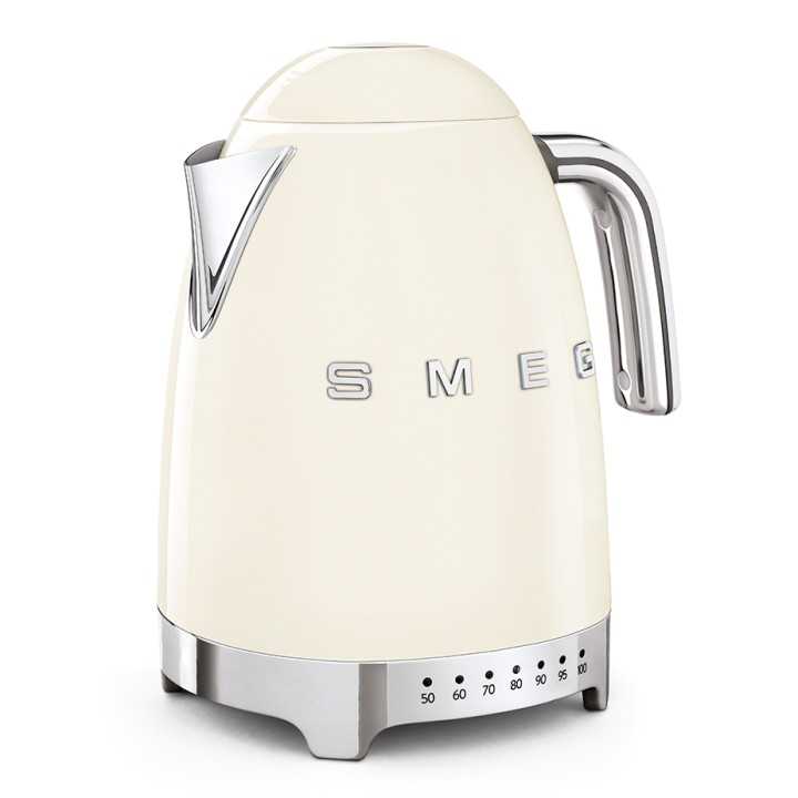 Smeg KLF04CREU Vattenkokare m. Temperatur 1,7L Creme