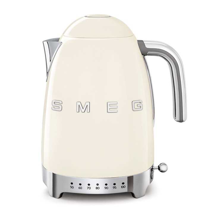 Smeg KLF04CREU Vattenkokare m. Temperatur 1,7L Creme