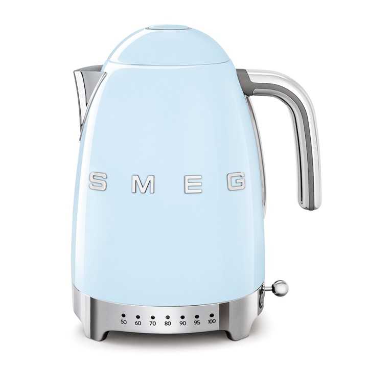 Smeg KLF04PBEU Vattenkokare m. Temperatur 1,7L Pastelblå