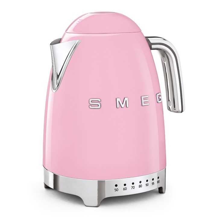 Smeg KLF04PKEU Vattenkokare m. Temperatur 1,7L Rosa