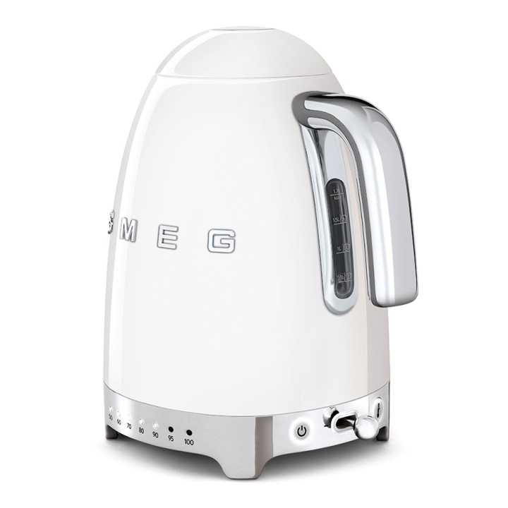 Smeg KLF04WHEU Vattenkokare m. Temperatur 1,7L Vit