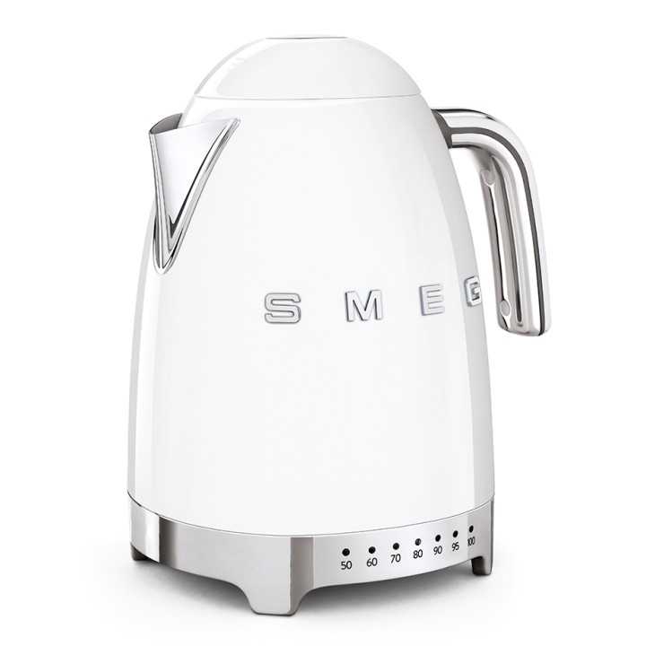 Smeg KLF04WHEU Vattenkokare m. Temperatur 1,7L Vit