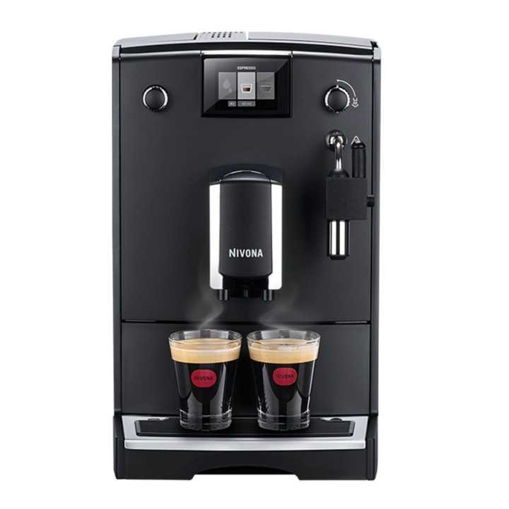 Nivona NICR 550 Matt Svart Espressomaskin Inkl. 4,2kg Rigtig Kaffe