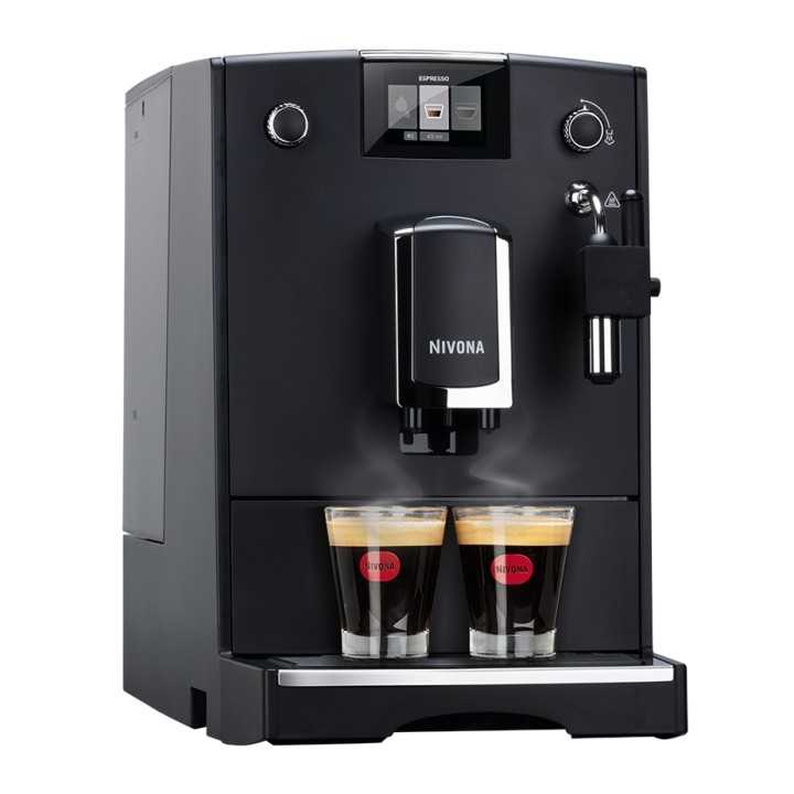 Nivona NICR 550 Matt Svart Espressomaskin Inkl. 4,2kg Rigtig Kaffe