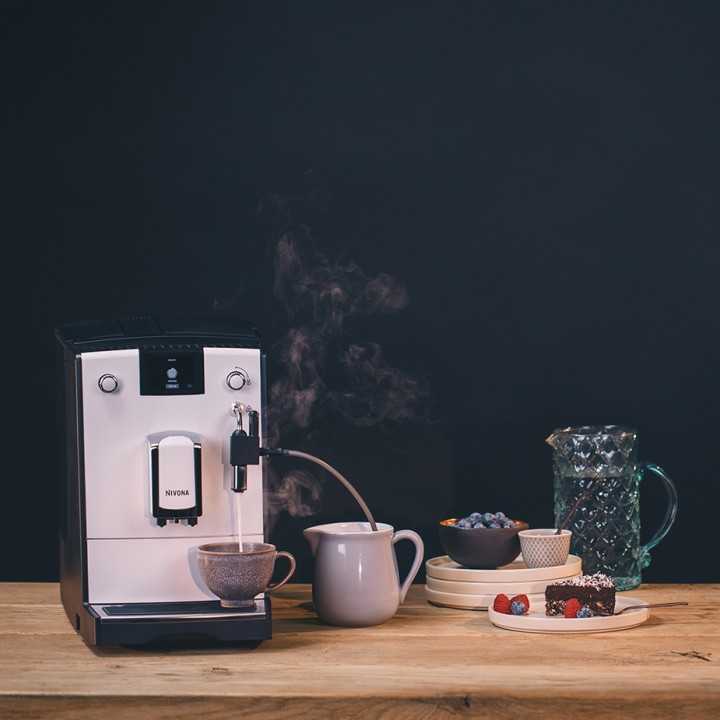 Nivona NICR 560 Vit Espressomaskin Inkl. 4,2kg Rigtig Kaffe