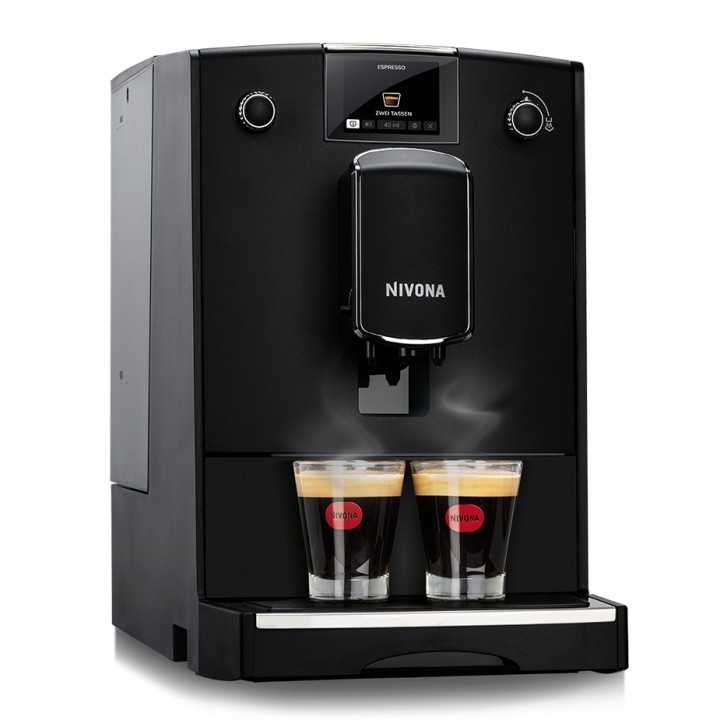 Nivona NICR 690 Matt Svart Espressomaskin Inkl. 4,2kg Rigtig Kaffe