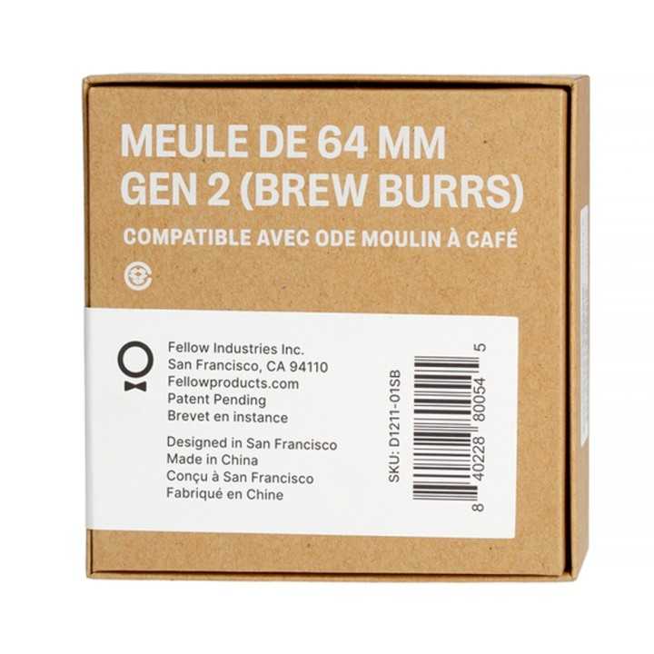 Fellow Ode Brew Burrs - Uppgradera knivar för Gen. 1.1