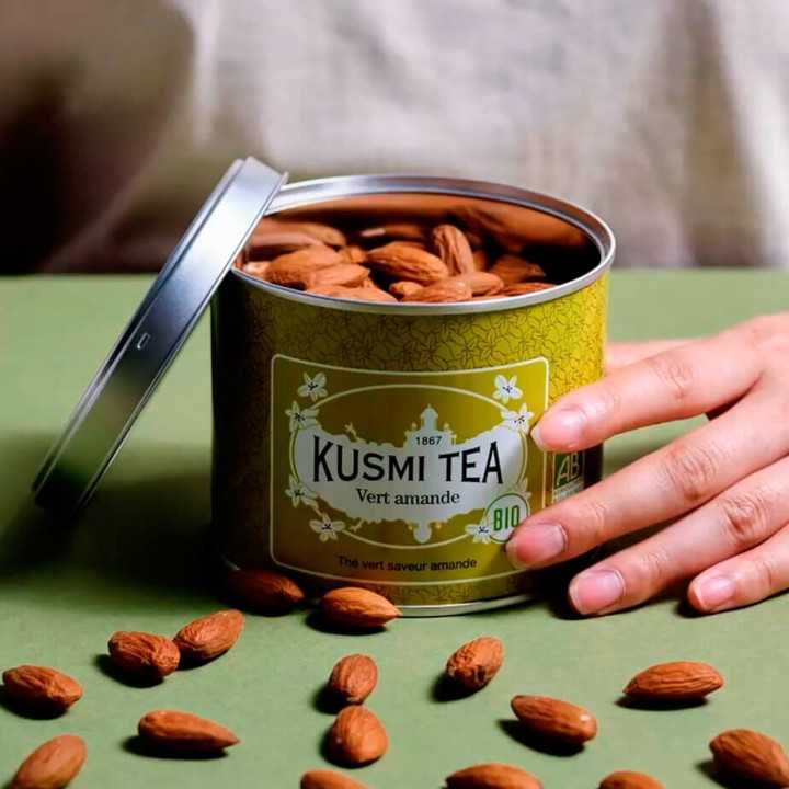 Kusmi Grönt Te Mandel Ekologiskt 100g