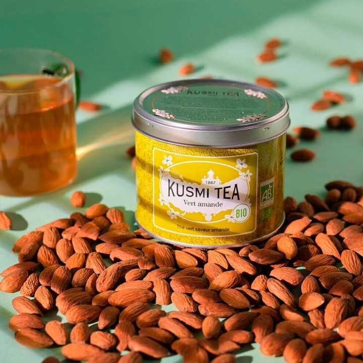 Kusmi Grönt Te Mandel Ekologiskt 100g