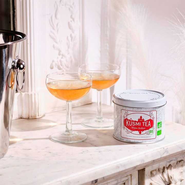 Kusmi Te White Bellini Ekologiskt 90g