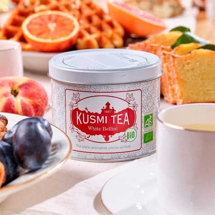 Kusmi Te White Bellini Ekologiskt 90g
