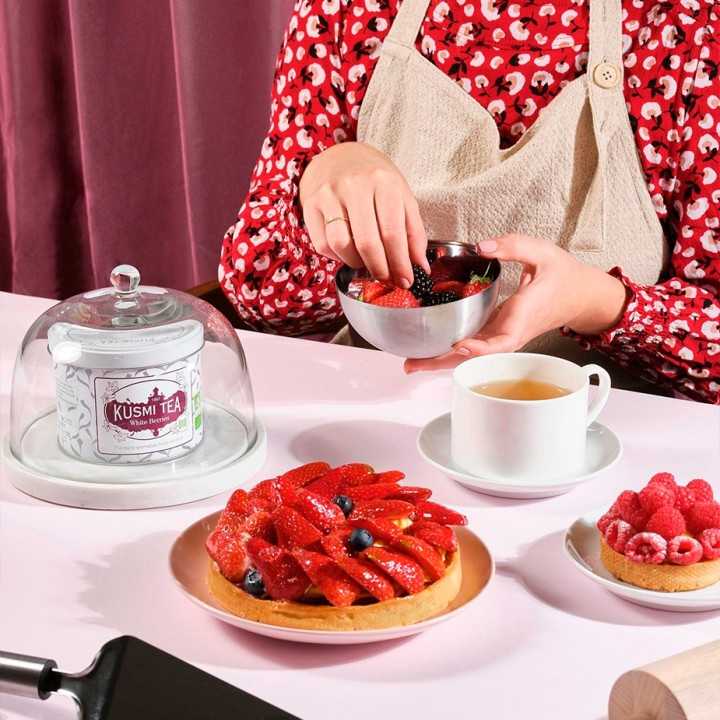 Kusmi Te White Berries Ekologiskt 100g